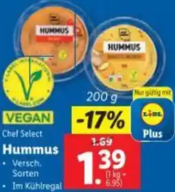 Lidl Chef Select Hummus Angebot