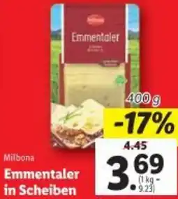 Lidl Milbona Emmentaler Angebot