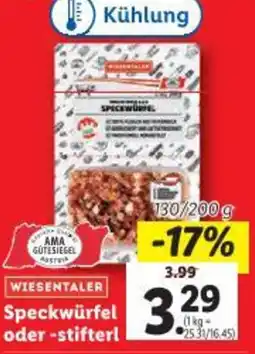 Lidl Speckwürfel -stifterl Angebot