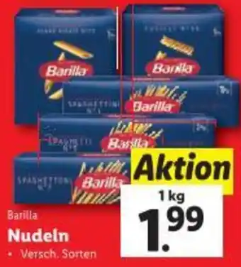 Lidl Barilla Nudeln Angebot