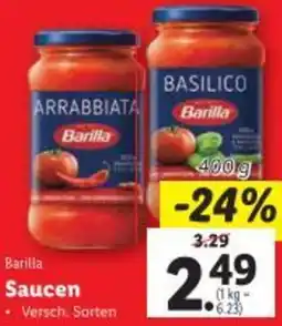 Lidl Barilla Saucen Angebot