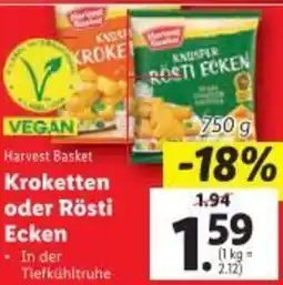 Lidl Harvest Basket Kroketten oder Rösti Ecken Angebot