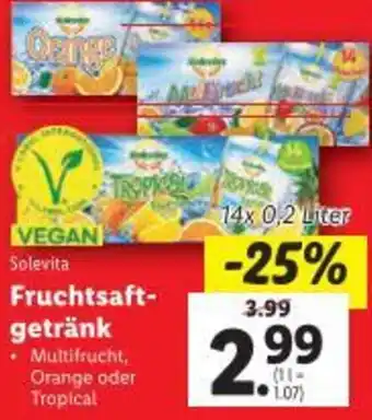 Lidl Solevita Fruchtsaft- getränk Angebot