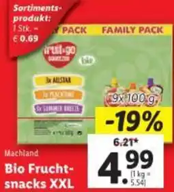 Lidl Machland Bio Frucht- snacks Angebot