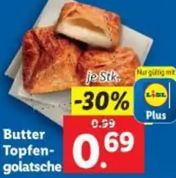 Lidl Butter Topfen -golatsche Angebot