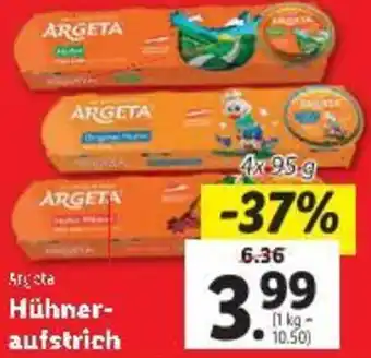Lidl Argeta Hühner- aufstrich Angebot