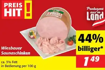 Nah&Frisch Wiesbauer Saunaschinken Angebot