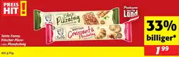 Nah&Frisch Tante Fanny Frischer Pizza- oder Plunderteig Angebot