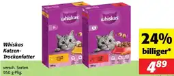 Nah&Frisch Whiskas Katzen- Trockenfutter Angebot