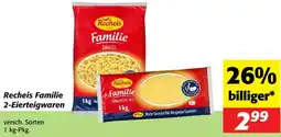 Nah&Frisch Recheis Familie 2-Eierteigwaren Angebot