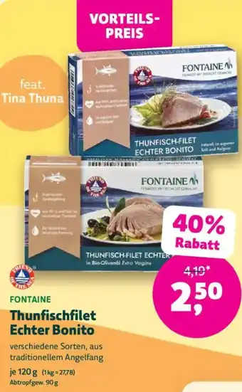 Denn's Biomarkt Thunfischfilet Echter Bonito Angebot
