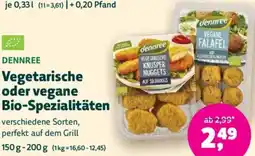 Denn's Biomarkt Vegetarische oder vegane Bio-Spezialitäten Angebot