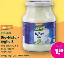 Denn's Biomarkt dennree Bio-natur- joghurt Angebot