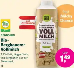 Denn's Biomarkt DENNS BIO Bio- Bergbauern- Vollmilch Angebot