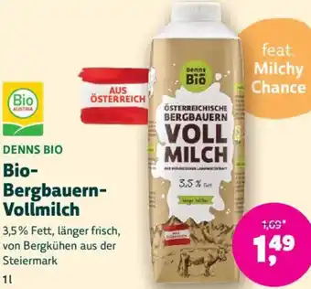 Denn's Biomarkt DENNS BIO Bio- Bergbauern- Vollmilch Angebot