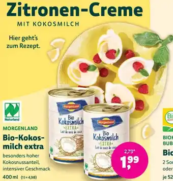 Denn's Biomarkt Morgenland bio-kokos- milch extra Angebot