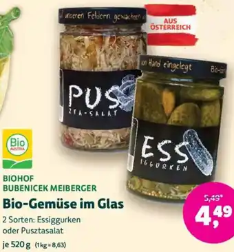 Denn's Biomarkt Bio-Gemüse Angebot