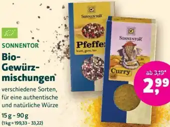 Denn's Biomarkt Sonnentor bio- gewürz- mischungen Angebot