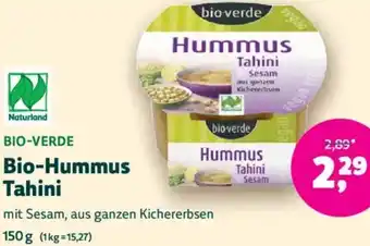 Denn's Biomarkt Bio-verde bio-hummus tahini Angebot