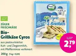 Denn's Biomarkt Züger frischkäse bio- grillkäse cyros Angebot