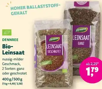 Denn's Biomarkt Dennree Bio-Leinsaat Angebot