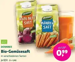 Denn's Biomarkt Dennree Bio-Gemüsesaft Angebot