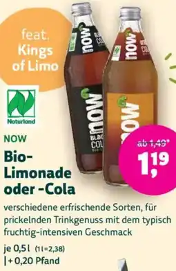 Denn's Biomarkt Bio- Limonade oder -Cola Angebot