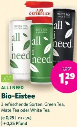 Denn's Biomarkt All i need Bio-Eistee Angebot