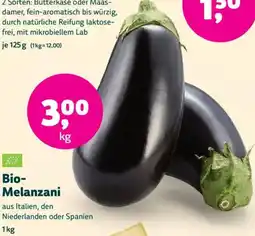 Denn's Biomarkt Bio- Melanzani Angebot