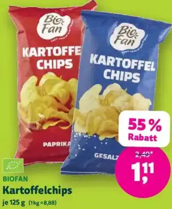 Denn's Biomarkt Biofan Kartoffelchips Angebot