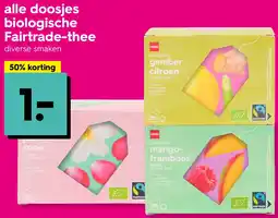 HEMA alle doosjes biologische Fairtrade-thee Angebot