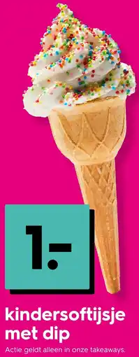 HEMA kindersoftijsje met dip Angebot