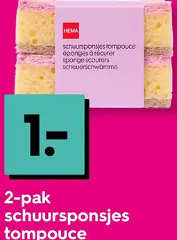 HEMA schuursponsjes tompouce Angebot