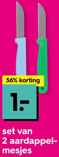 HEMA set van 2 aardappel- mesjes Angebot