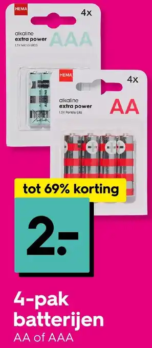 HEMA Batterijen Angebot