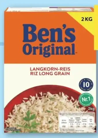 T&G Ben's Original Langkornreis Angebot