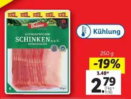 Lidl Dulano Schwarzwälder Schinken Angebot