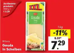 Lidl Milbona Gouda in Scheiben Angebot