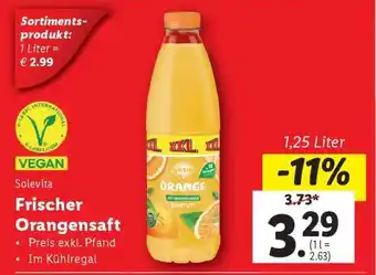 Lidl Frischer Orangensaft Angebot