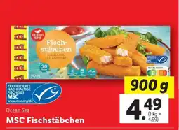 Lidl MSC FISCHSTÄBCHEN Angebot