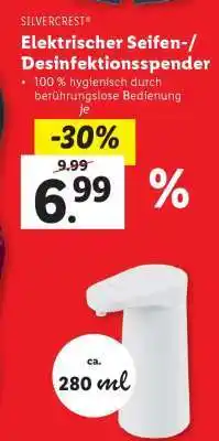 Lidl Elektrischer Seifen-/Desinfektionsspender Angebot