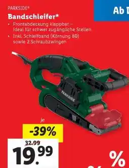 Lidl PARKSIDE Bandschleifer Angebot
