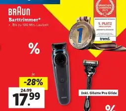 Lidl BRAUN Barttrimmer Angebot