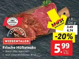 Lidl WIESENTALER Frische Hüftsteaks Angebot