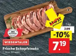 Lidl WIESENTALER Frische Schopfsteaks Angebot