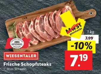 Lidl WIESENTALER Frische Schopfsteaks Angebot