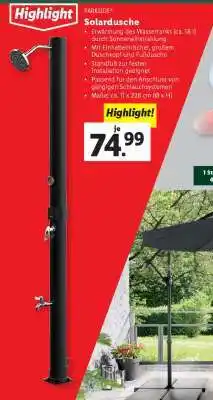 Lidl Solardusche Angebot