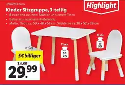 Lidl Kinder Sitzgruppe, 3-teilig Angebot