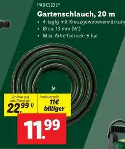 Lidl Gartenschlauch, 20 m Angebot