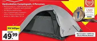 Lidl Verdunkeltes Campingzelt, 4 Personen Angebot